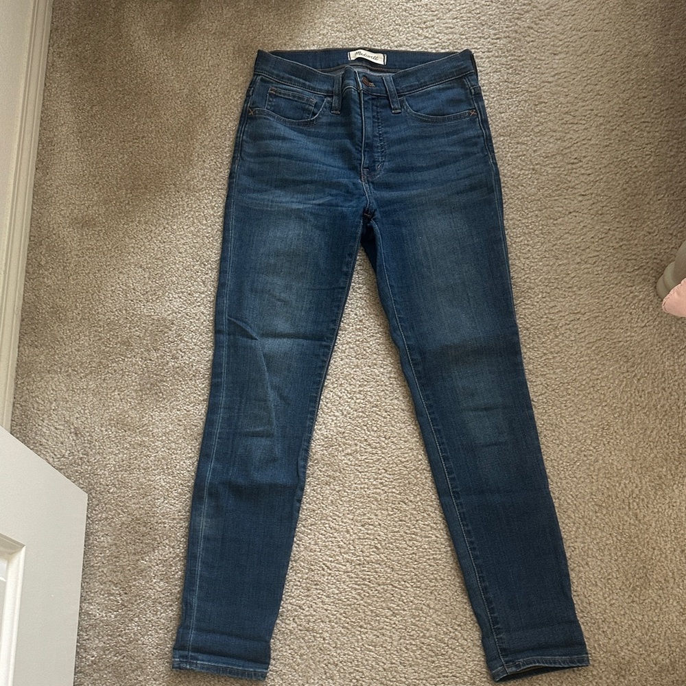 Madewell Women's Dark Blue Skinny Jeans